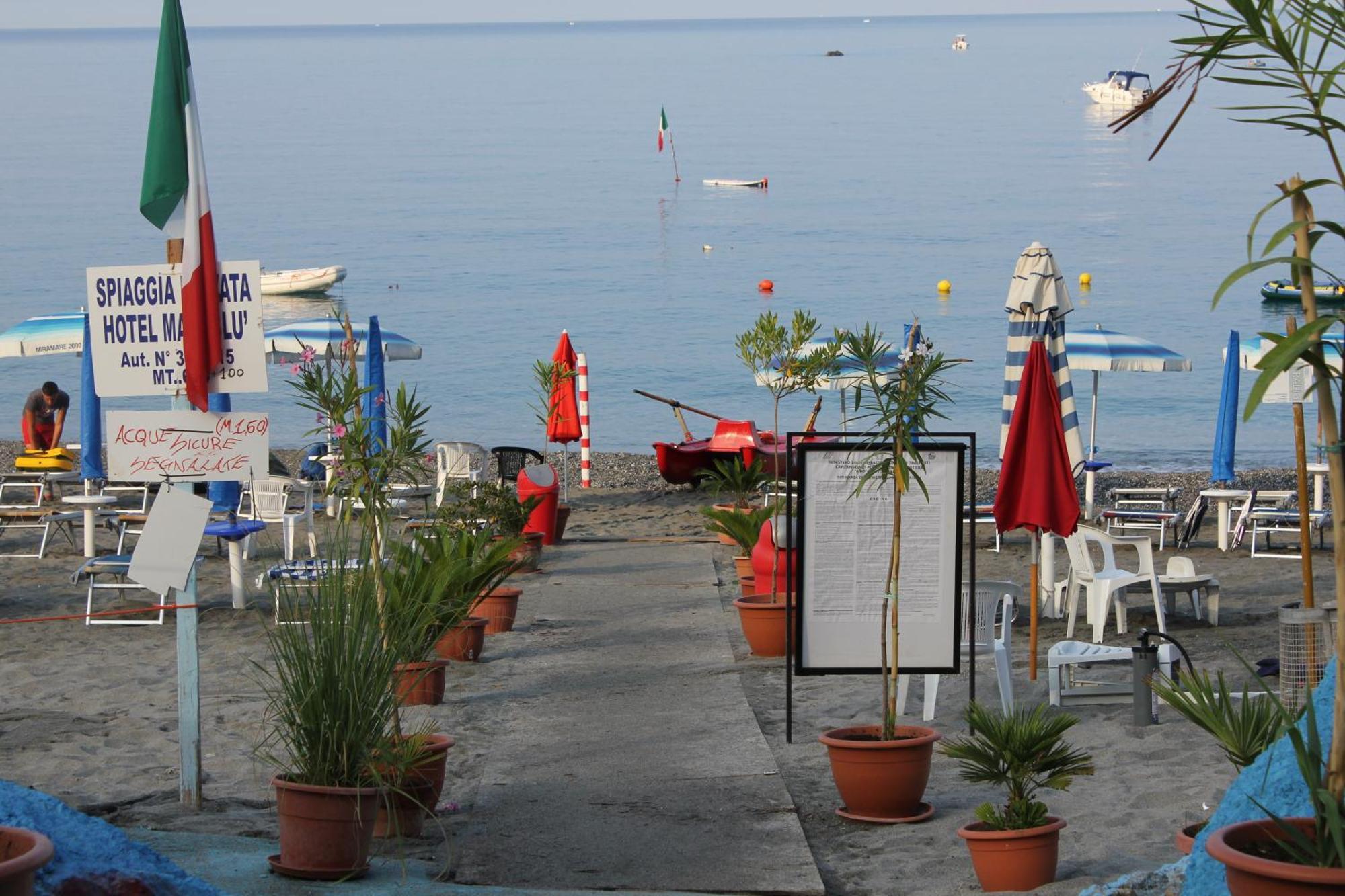Hotel Ristorante Mareblu Амантеа Екстер'єр фото